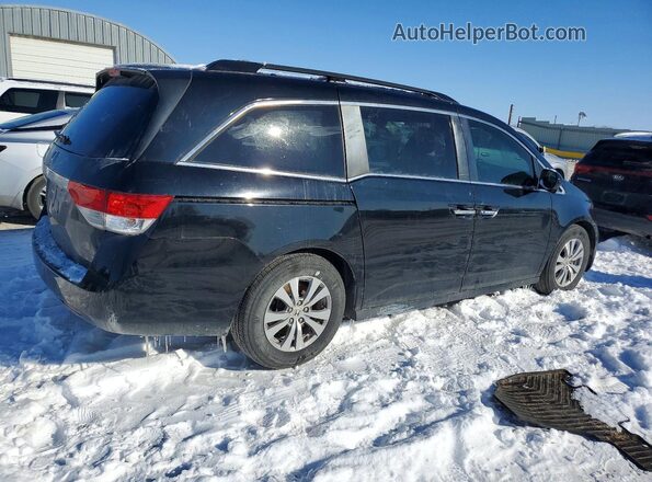 5FNRL5H64HB019331 2017 HONDA ODYSSEY Черный Задняя правая четверть