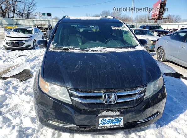 5FNRL5H64HB019331 2017 HONDA ODYSSEY Черный Вид спереди