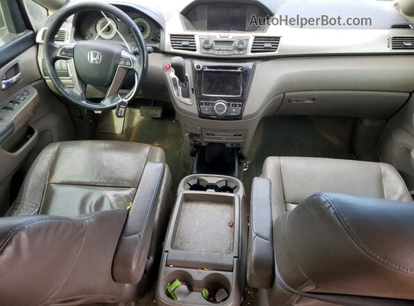 5FNRL5H64HB019331 2017 HONDA ODYSSEY Черный Вид панели приборов