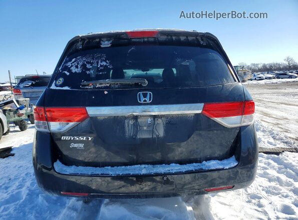 5FNRL5H64HB019331 2017 HONDA ODYSSEY Черный Вид сзади