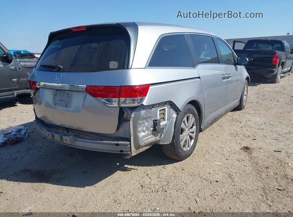 5FNRL5H64HB021127 2017 HONDA ODYSSEY Gray Trasero derecho