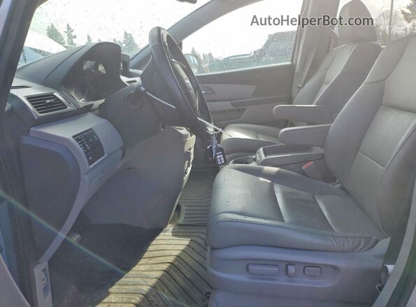 5FNRL5H66HB022442 2017 HONDA ODYSSEY Серебряный Вид салона спереди