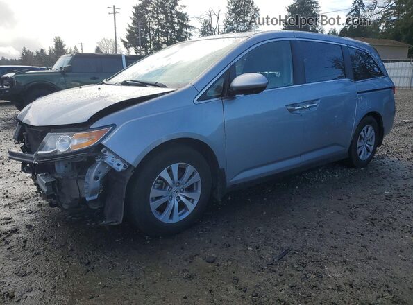 5FNRL5H66HB022442 2017 HONDA ODYSSEY Серебряный Передняя левая четверть