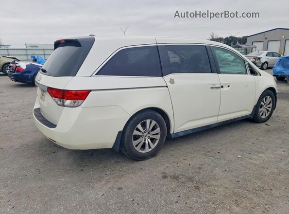 5FNRL5H67HB013393 2017 HONDA ODYSSEY Белый Задняя правая четверть