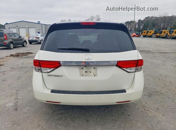 5FNRL5H67HB013393 2017 HONDA ODYSSEY Белый Вид сзади