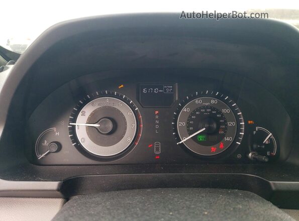 5FNRL5H67HB013393 2017 HONDA ODYSSEY Белый Вид щитка приборов