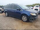 2016 Honda Odyssey Ex-l Blue vin: 5FNRL5H69GB006847