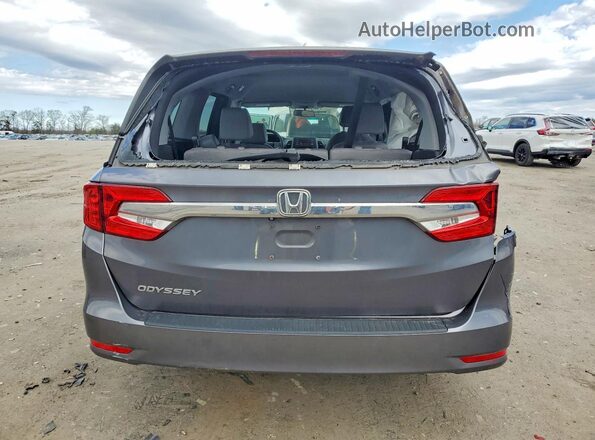 5FNRL6H20JB034787 2018 HONDA ODYSSEY Gray უკანა ხედი