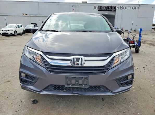 5FNRL6H20JB034787 2018 HONDA ODYSSEY Gray წინა ხედი