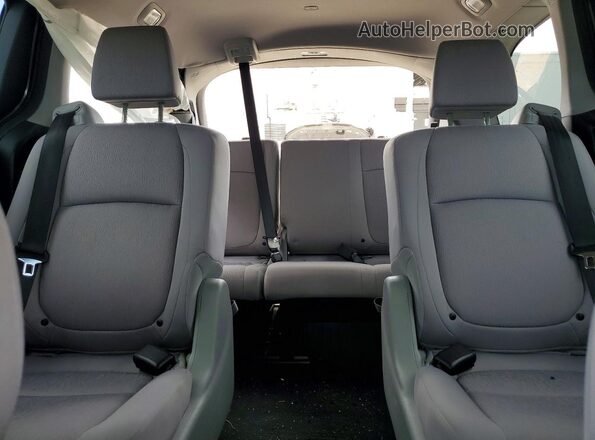 5FNRL6H20JB034787 2018 HONDA ODYSSEY Gray უკანა სავარძლების ხედი