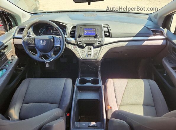5FNRL6H20KB084025 2019 HONDA ODYSSEY Blue Вид щитка приладів