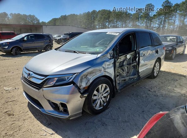 5FNRL6H20KB084025 2019 HONDA ODYSSEY Blue Передня ліва чверть