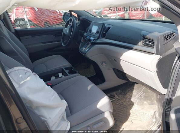 5FNRL6H20KB107450 2019 HONDA ODYSSEY Gray Widok wnętrza z przodu