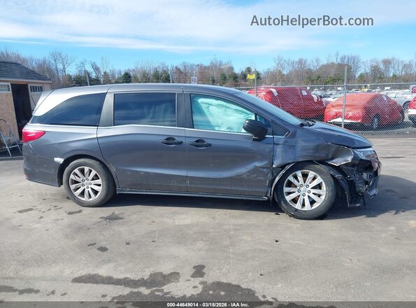 5FNRL6H20KB107450 2019 HONDA ODYSSEY Gray Widok wnętrza z tyłu