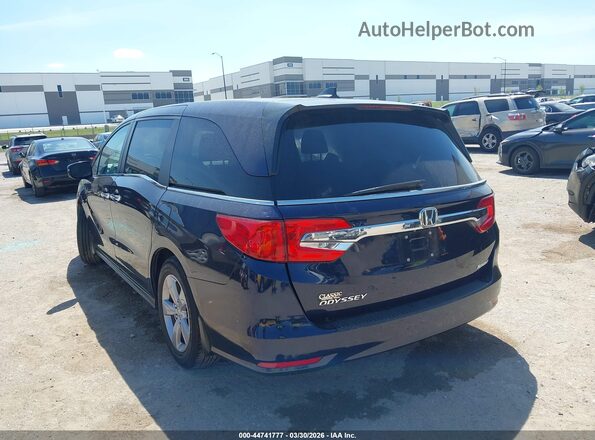 5FNRL6H50JB083658 2018 HONDA ODYSSEY Dark Blue Задняя левая четверть
