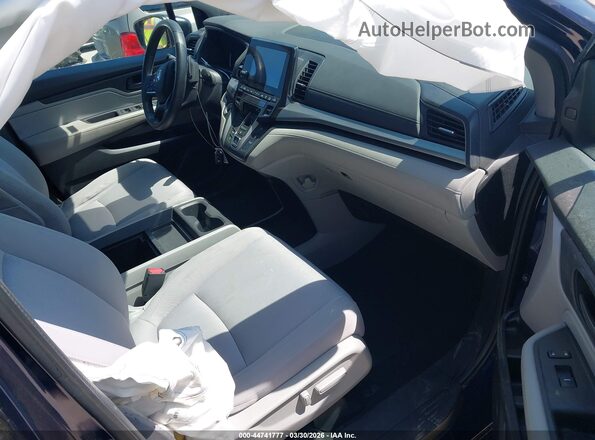 5FNRL6H50JB083658 2018 HONDA ODYSSEY Dark Blue Вид салона спереди