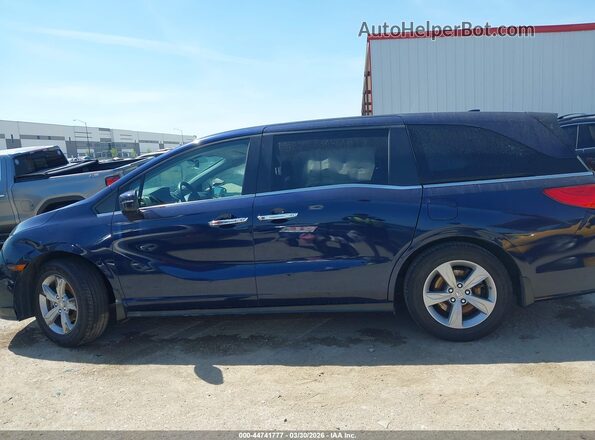 5FNRL6H50JB083658 2018 HONDA ODYSSEY Dark Blue Панорамный вид салона 360°