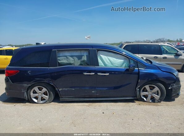 5FNRL6H50JB083658 2018 HONDA ODYSSEY Dark Blue Вид задней части салона