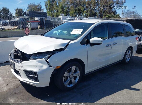 5FNRL6H50KB008279 2019 HONDA ODYSSEY Белый Передняя левая четверть