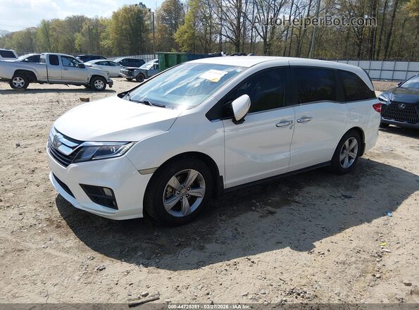 5FNRL6H50KB108494 2019 HONDA ODYSSEY White Vista tres cuartos delantera izquierda