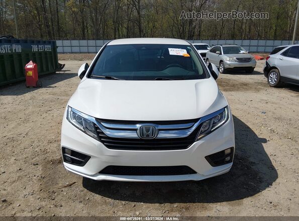 5FNRL6H50KB108494 2019 HONDA ODYSSEY White Vista del cuadro de instrumentos