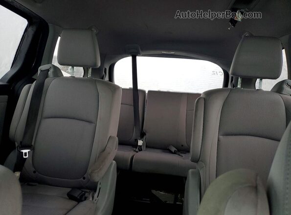 5FNRL6H51KB061475 2019 HONDA ODYSSEY Charcoal Rear seats view