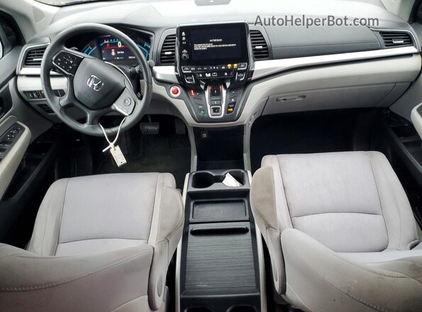 5FNRL6H51KB061475 2019 HONDA ODYSSEY Charcoal Dashboard view