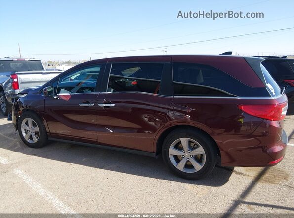 5FNRL6H51KB090894 2019 HONDA ODYSSEY Maroon სალონის 360-გრადუსიანი ხედი