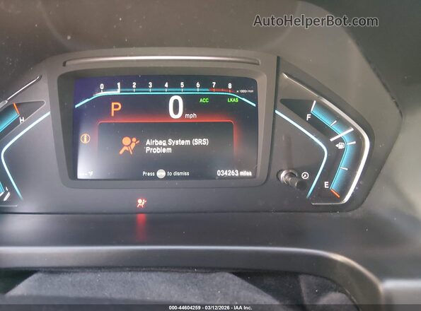 5FNRL6H51KB090894 2019 HONDA ODYSSEY Maroon უკანა სავარძლების ხედი