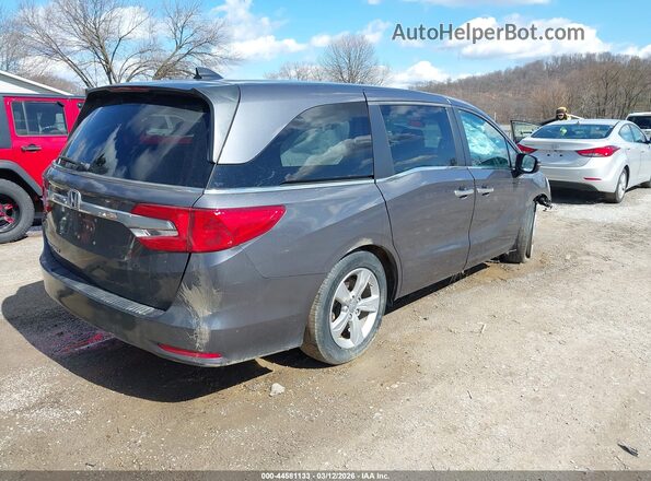 5FNRL6H52KB136880 2019 HONDA ODYSSEY Серый Задняя правая четверть