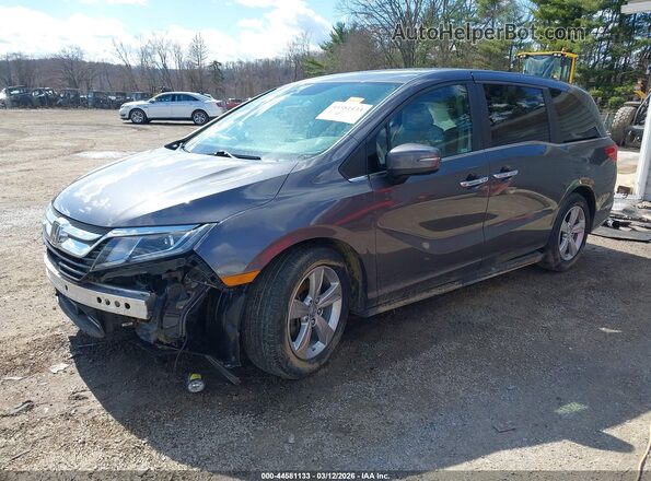 5FNRL6H52KB136880 2019 HONDA ODYSSEY Серый Передняя левая четверть