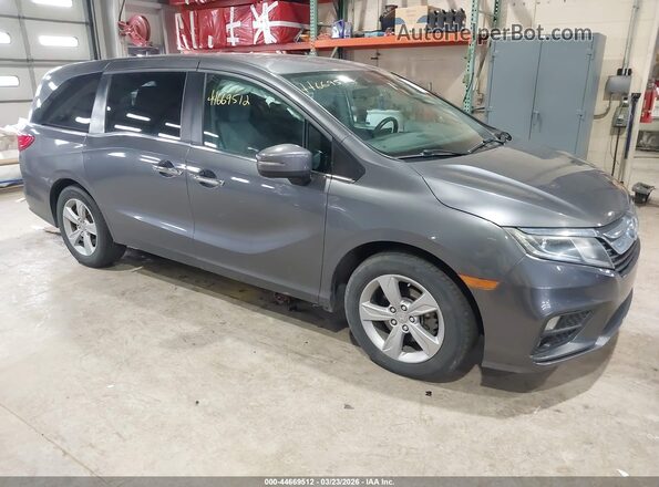 5FNRL6H53KB038389 2019 HONDA ODYSSEY Серый Передняя правая четверть