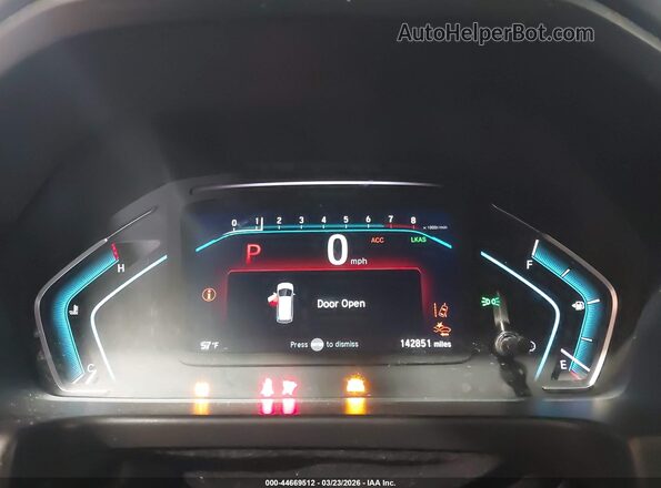5FNRL6H53KB038389 2019 HONDA ODYSSEY Серый Вид задних сидений
