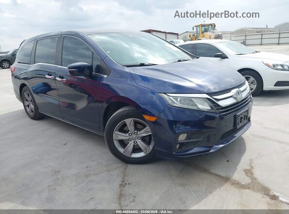 5FNRL6H53LB062757 2020 HONDA ODYSSEY Синий Передняя правая четверть