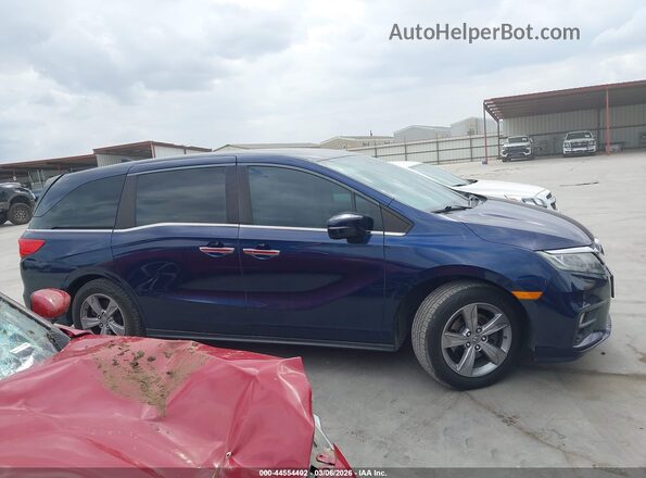 5FNRL6H53LB062757 2020 HONDA ODYSSEY Синий Вид задней части салона