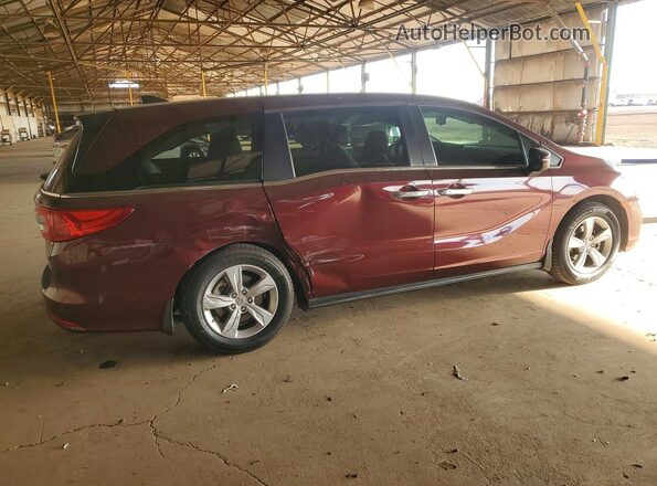 5FNRL6H54KB041009 2019 HONDA ODYSSEY Красный Задняя правая четверть