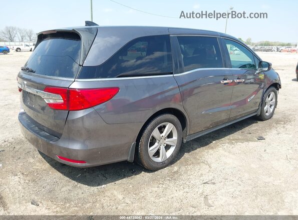 5FNRL6H54KB078805 2019 HONDA ODYSSEY Gray Trasero derecho