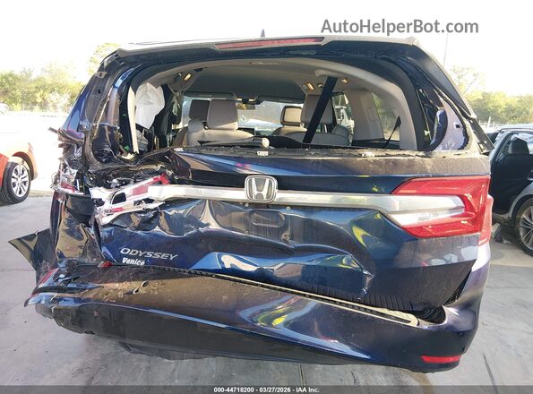 5FNRL6H54KB104707 2019 HONDA ODYSSEY Синий Вид спереди