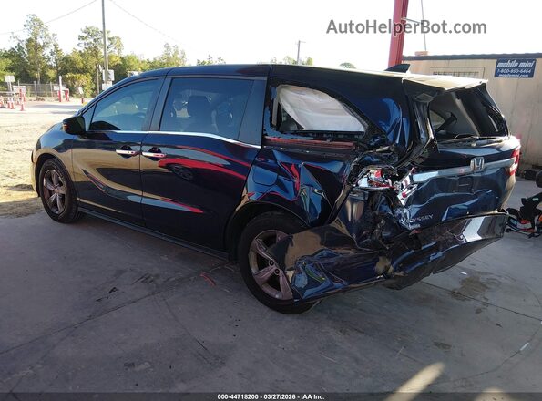 5FNRL6H54KB104707 2019 HONDA ODYSSEY Синий Задняя левая четверть