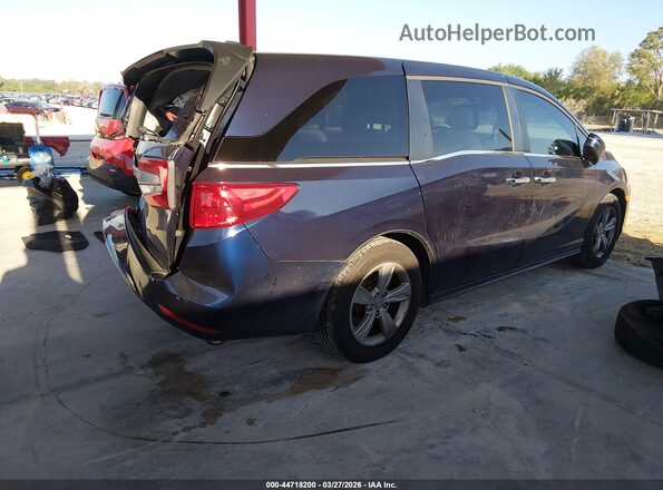 5FNRL6H54KB104707 2019 HONDA ODYSSEY Синий Задняя правая четверть