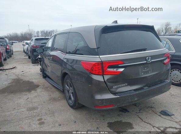 5FNRL6H54MB043717 2021 HONDA ODYSSEY Серый Задняя левая четверть