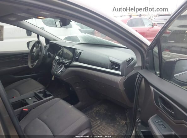 5FNRL6H54MB043717 2021 HONDA ODYSSEY Серый Вид салона спереди
