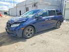 2021 Honda Odyssey Ex Blue vin: 5FNRL6H55MB033830