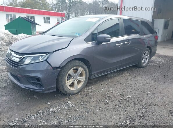 5FNRL6H56KB060726 2019 HONDA ODYSSEY Gray Передня ліва чверть