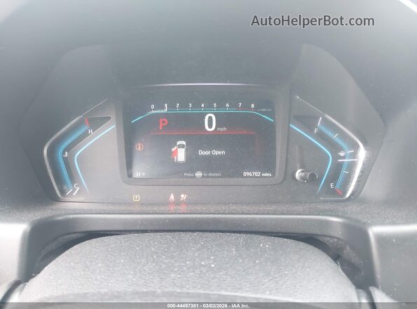 5FNRL6H56KB060726 2019 HONDA ODYSSEY Gray Вид задніх сидінь