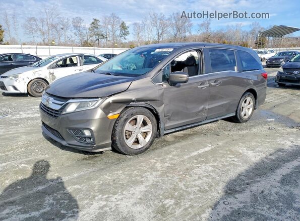 5FNRL6H57KB067152 2019 HONDA ODYSSEY Серый Передняя левая четверть