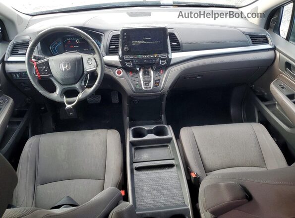 5FNRL6H57KB067152 2019 HONDA ODYSSEY Серый Вид панели приборов