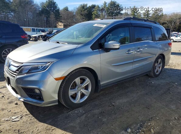 5FNRL6H57KB134316 2019 HONDA ODYSSEY Silver Առջևի ձախ երեք քառորդ տեսարան