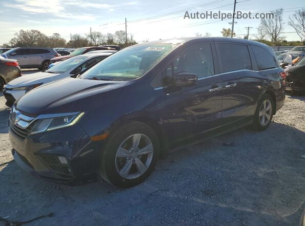 5FNRL6H58KB102569 2019 HONDA ODYSSEY Blue Vista tres cuartos delantera izquierda