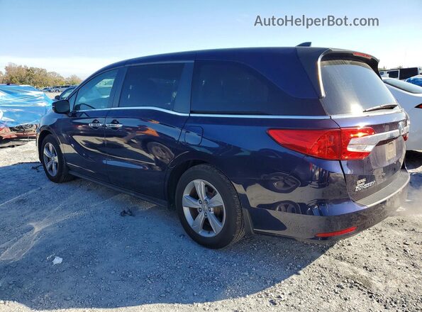 5FNRL6H58KB102569 2019 HONDA ODYSSEY Blue Trasero izquierdo